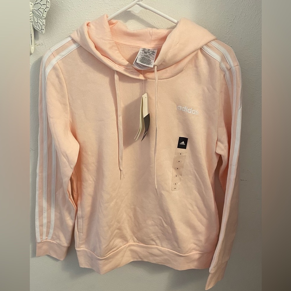 Coral Adidas Hoodie (New With Tags)